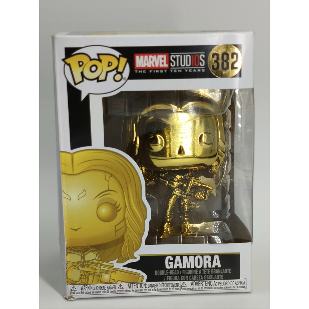 Funko Pop! Marvel Studios Gold Chrome Gamora #382 | Guardians Vol. 2 | Vaulted